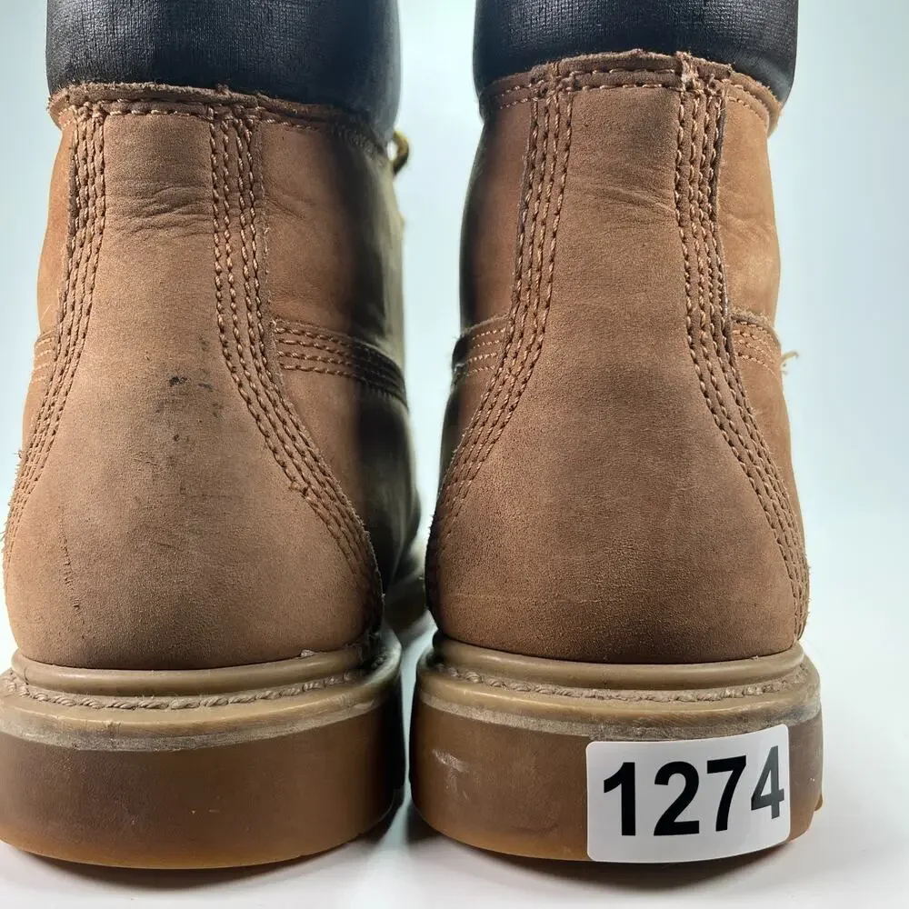 Colorado Light Brown Leather Durable Construction Safety Work Boots Men's Sz 9.5 - Picture 10 of 10